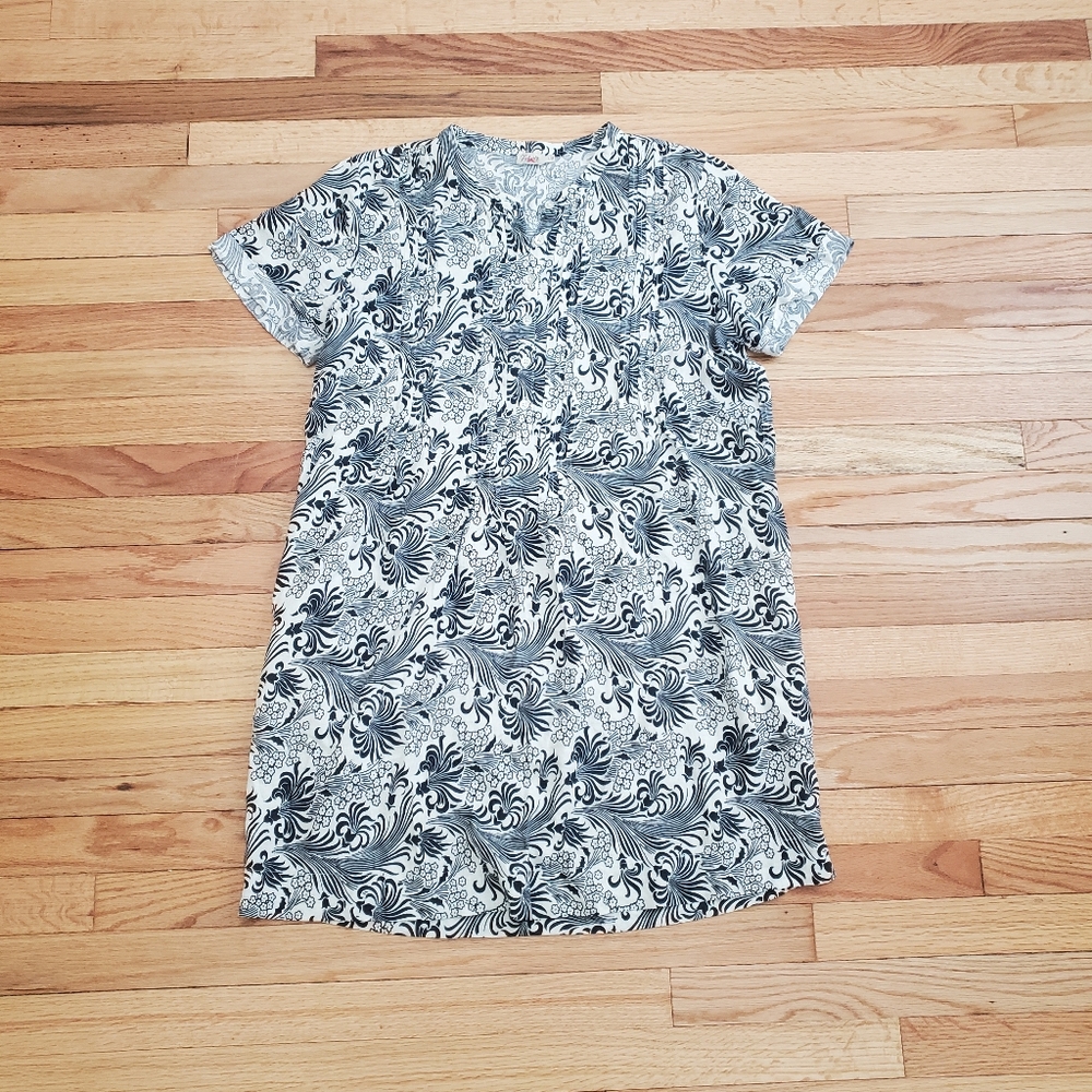 Faherty Indigo Shirt Dress Size Large
